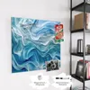 Magnettafel 50x50cm Pinnwand Whiteboard beschreibbar - Produktbild-Vorschau 4