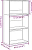 vidaXL Regał biały 60x30x114 cm Materiał drewnopochodny Podgląd zdjęcia produktu 7