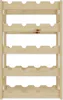 A wooden wine rack with multiple shelves designed to hold bottles. Náhled obrázku produktu