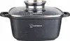 Quadratischer Marmortopf 26 cm mit Deckel, 5,5 l - Produktbild-Vorschau 1