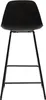 Miliboo - Schwarze Designer-Barhocker mit Metallbeinen 66 Produktbild-Vorschau 5