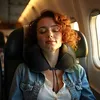 Cestovní polštářek za krk  BON VOYAGE černý Náhled obrázku produktu 2