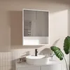 Spiegelschrank Bad 60 x 78 cm Weiß Badezimmerschrank mit Produktbild-Vorschau 1