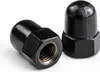 2x Hutmutter M10 schwarz Achsmutter SW15 Produktbild-Vorschau 1