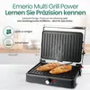 Emerio Kontaktgrill – Sandwichmaker – Große Grillfläche 34 Produktbild-Vorschau 4