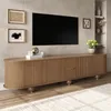 Merax TV-meubel met schuifdeuren, TV-kast met verticale Productafbeelding-voorbeeld 2