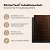 KitchenYeah© Herdabdeckplatte Das braune Leder eines Produktbild-Vorschau 6