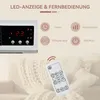 HOMCOM Wandheater, 2000W, keramisch, met afstandsbediening Productafbeelding-voorbeeld 5