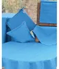 Outdoor Garten-Tischdecke türkis rund 145 cm abwaschbar Produktbild-Vorschau 2