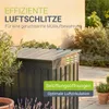Juskys 3er Mülltonnenbox Namur 3 x 120 Liter Tonnen - 2 m² Produktbild-Vorschau 3