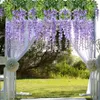 EDIBAZZAR | 12 pezzi Glicine per ghirlanda fiori pendenti Anteprima dell’immagine prodotto 12