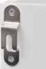 A close-up of a metal mounting bracket attached to a white surface. Podgląd zdjęcia produktu