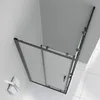A corner of a bathroom with a shower enclosure. Produktbild-Vorschau