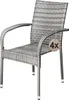 CASARIA® Set 4 Sedie da Giardino in Polyrattan Impilabili Anteprima dell’immagine prodotto 1