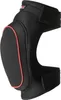 A black knee pad with red trim, shown from the side against a white background. Anteprima dell’immagine prodotto