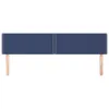 The Living Store Kopfteile 2 Stk. Blau 90x5x78/88 cm Stoff Produktbild-Vorschau 4