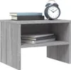 vidaXL Nachttisch Grau Sonoma 40x30x30 cm Holzwerkstoff Produktbild-Vorschau 3