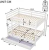 Okwish patrová postel dřevěná 140x200 cm s úložným Náhled obrázku produktu 7