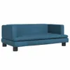 vidaXL Lit pour chien Bleu 80x45x30 cm Velours Voir les images du produit 1