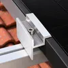 Endklemme silber für 30mm Solarmodul im Befestigungsset mit Produktbild-Vorschau 2