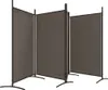 vidaXL 4dílný paraván antracit 346x180 cm látka - Náhled obrázku produktu 4