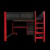 Hochbett mit LED-Beleuchtung, Gaming Bett mit Schreibtisch, Produktbild-Vorschau 13