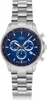 Original Audi Chronograph Edelstahl, silber/blau Armbanduhr Produktbild-Vorschau 1
