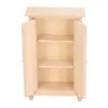 1:12 skříň pro panenky dřevo miniaturní ložnice obývací Náhled obrázku produktu 4