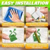 Supporti autoadesivi per piante 100 pz, clip per piante Anteprima dell’immagine prodotto 9