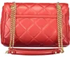 Elegante Rote Damentasche: Schultergurt, Kontrastdetails, Produktbild-Vorschau 2