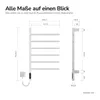 EMKE Elektrischer Handtuchheizkörper, APP Steuerung mit Produktbild-Vorschau 8