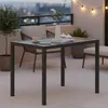 Mucola Gartentisch Aluminium Beistell Balkontisch Produktbild-Vorschau 4