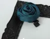 Rosen Haarklammer Blüten in der Farbe Grün Produktbild-Vorschau 1