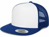 Yupoong Mesh Trucker Cap royalblau/weiß Uni Anteprima dell’immagine prodotto 5