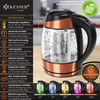 KESSER® 1,8L Edelstahl Wasserkocher 2200W Glaswasserkocher Produktbild-Vorschau 2