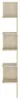vidaXL Wand-Eckregal Sonoma-Eiche 20x20x127,5 cm Produktbild-Vorschau 6