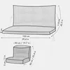 Palettenkissen Loungekissen Set 3-teilig, Outdoor Produktbild-Vorschau 14