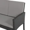 SVITA DENVER Polyrattan Gartenmöbel Set Essgruppe Lounge Produktbild-Vorschau 9