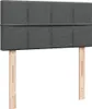 vidaXL Boxspringbett mit Matratze Dunkelgrau 100x200 cm Produktbild-Vorschau 7