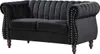 Chesterfield-Sofagarnitur - 3-Sitzer & 2-Sitzer - Samt - Produktbild-Vorschau 7