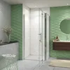 90x80x195cm Drehtür & Falttür(L-Form) Schwingtür Produktbild-Vorschau 4