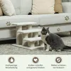 PawHut Katzentreppe 3 Stufen Tiertreppe Treppe für Katze, Produktbild-Vorschau 6