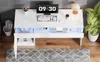 Bureau 120x50, met LED-verlichting, 2 lades, 1 deur, modern Productafbeelding-voorbeeld 15
