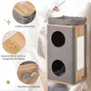 COSTWAY 3-poziomowy drapak dla kota, domek dla kota z Podgląd zdjęcia produktu 7