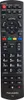 A black Panasonic TV remote control is shown against a black background. Náhľad obrázku produktu
