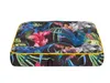 A close-up, front-facing view of a rectangular cushion with a tropical floral pattern. Anteprima dell’immagine prodotto
