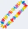 Hawaiikette Rainbow – bunte Blumenkette für Sommer, Produktbild-Vorschau 2