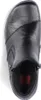 A top-down view of a black leather boot. Produktbild-Vorschau