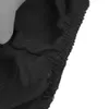 A close-up view of black fabric with a gray fabric element on the left. Produktbild-Vorschau