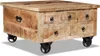 vidaXL Couchtisch Raues Mangoholz 70x70x40 cm Produktbild-Vorschau 15